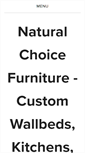 Mobile Screenshot of naturalchoicefurn.com